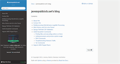Desktop Screenshot of jeremyaldrich.net