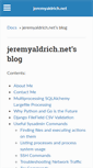 Mobile Screenshot of jeremyaldrich.net