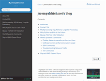 Tablet Screenshot of jeremyaldrich.net